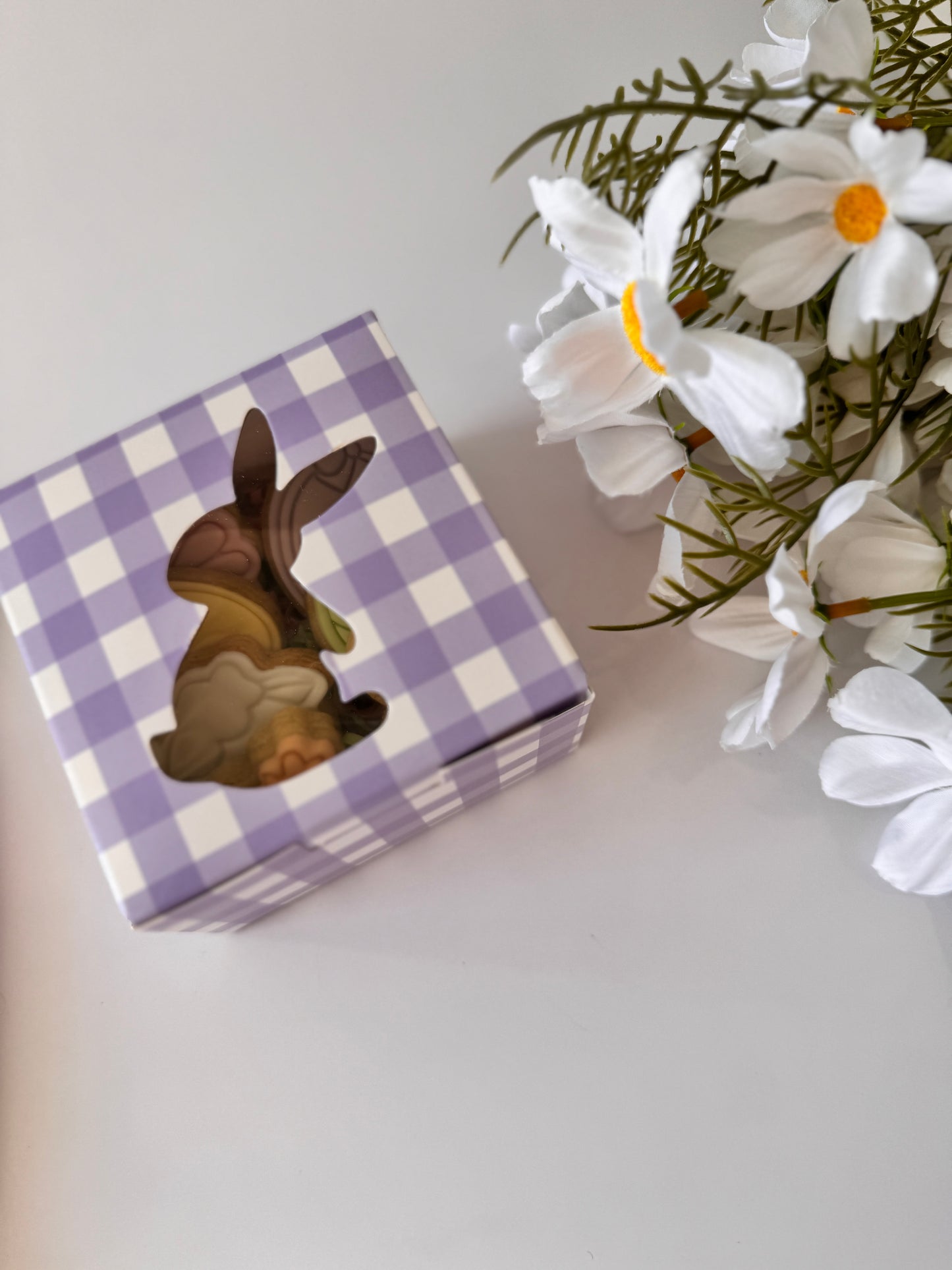 Tiny Eggs Paint-Your-Own - Gingham Bunny Box