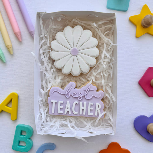 Best Teacher Daisy 2 pack